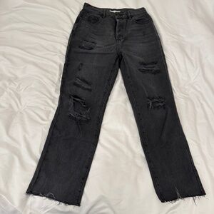 pacsun high rise straight leg jeans  size 26   details: -perfect condition